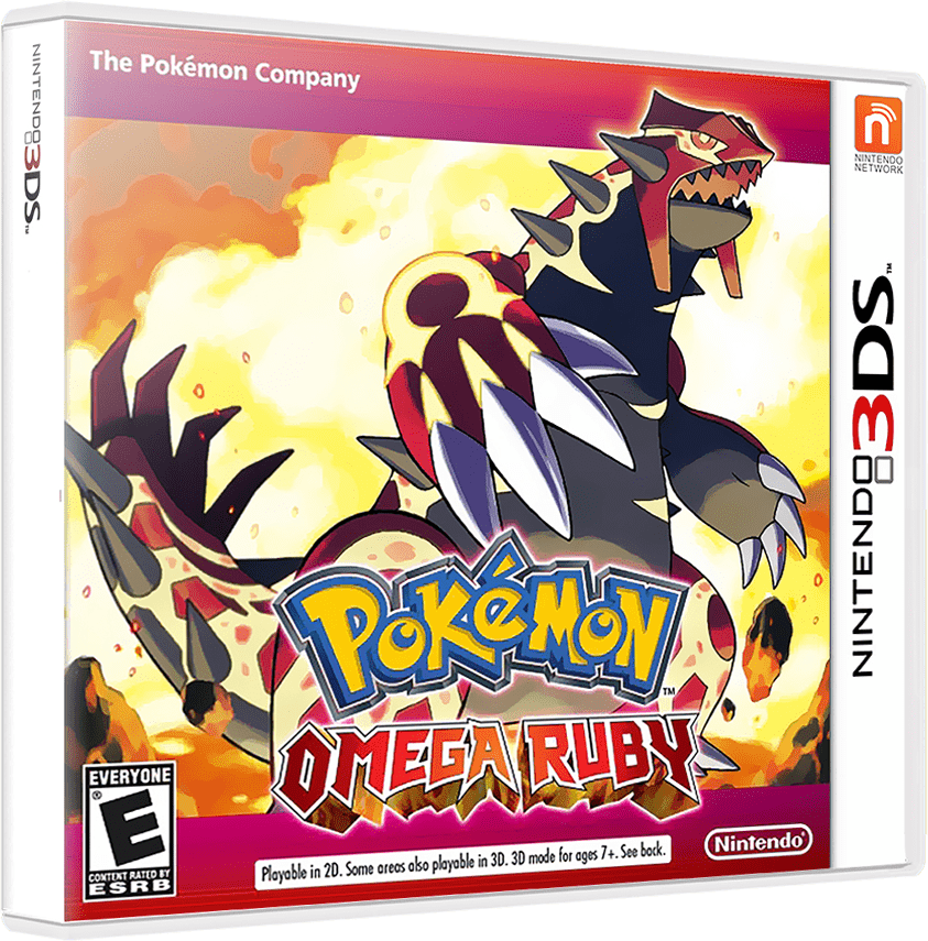 Pokemon Omega Ruby Walmart Code Variant box art for Nintendo 3DS